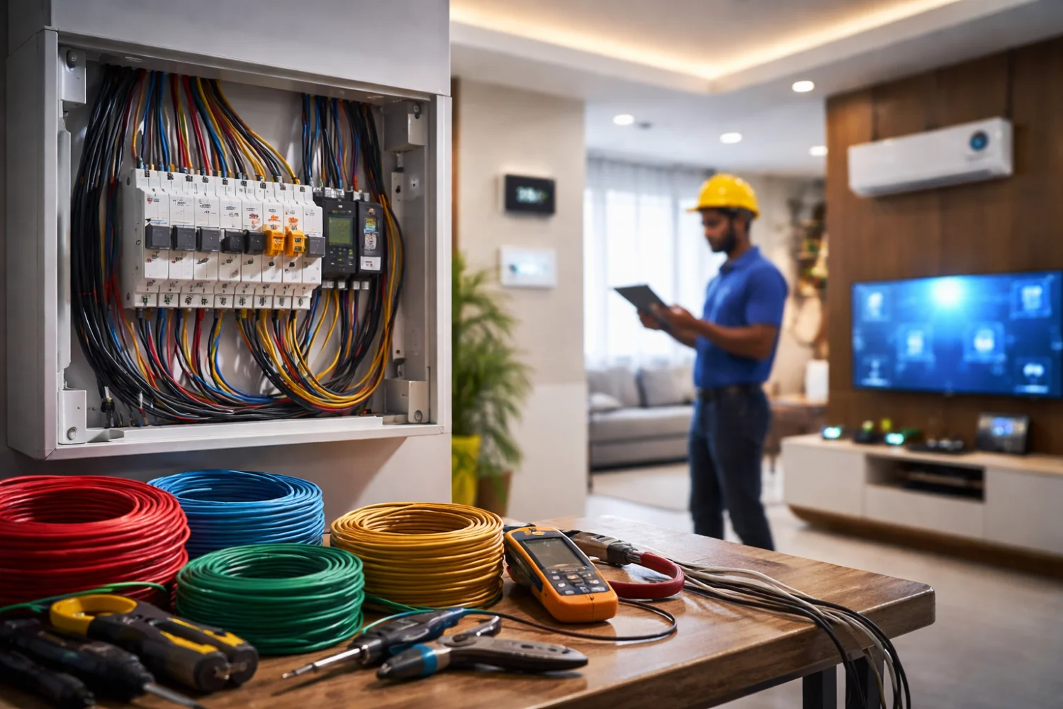 Complete Guide to Smart Office Electrical and Network Setup | Abhra Creation
